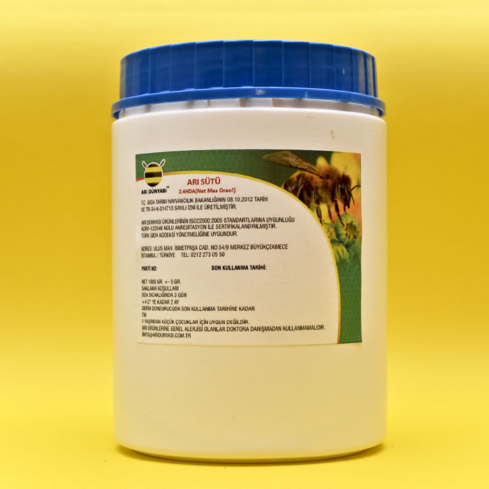 Saf Arı Sütü -Doğadaki Haliyle 2,4 HDA -(1000 gr Paket)