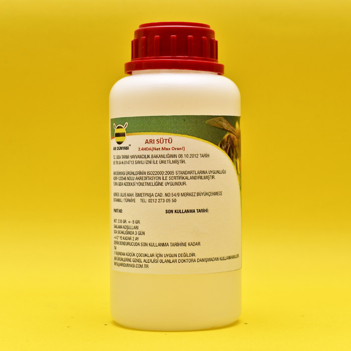 Saf Arı Sütü -Doğadaki Haliyle ~2,4 HDA -(235 gr Paket)
