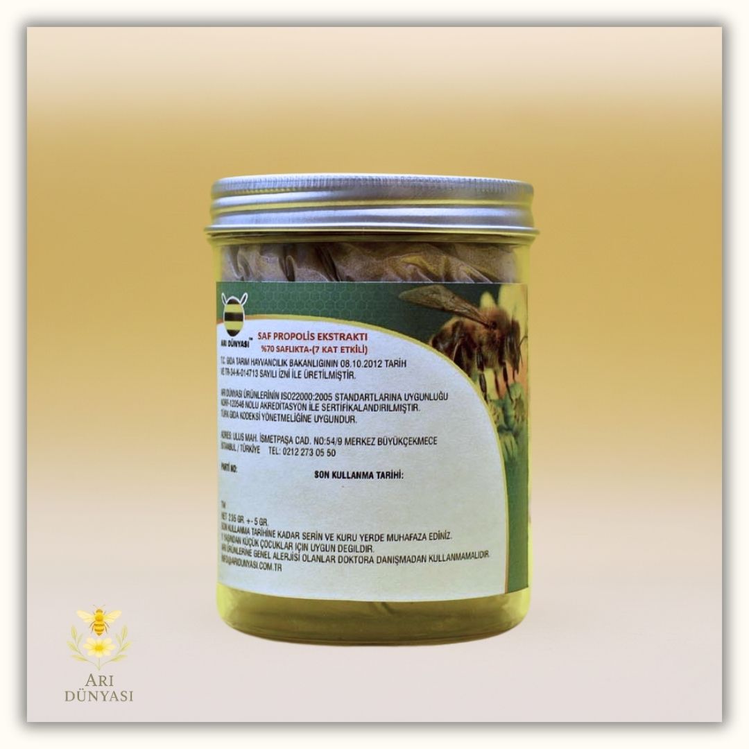 Saf Propolis Toz Ekstrakt� %70 Safl�kta- (100 gr Paket)